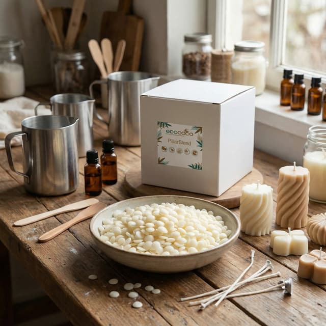 EcoCoco Coconut Pillar Wax